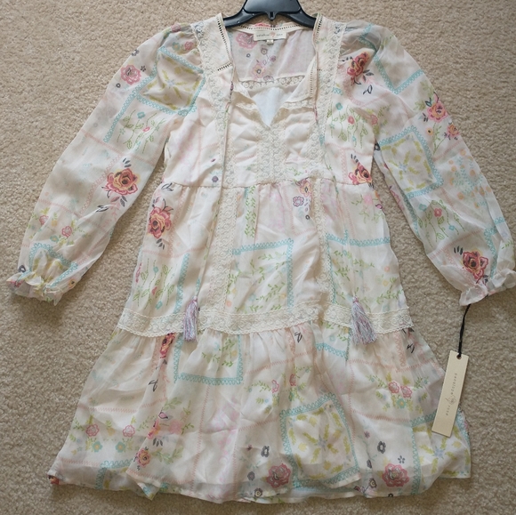 NWT_Lightweight Boho Style Dress with lining - Picture 3 of 9